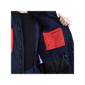 Костюм рабочий Сатурн утепленный, куртка+брюки, темно-синий+красный 02900 - фото 16710155