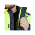 Куртка рабочая Easyview утепленная, лимон+темно-синий 00501449316 - фото 16710509