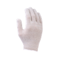 Перчатки х/б с ПВХ, 48гр, 10 класс, точка, арт. 0014Р, белые 00501448214 - фото 16710937