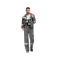 Костюм рабочий Бостон, куртка+ полукомбинезон, серый 100673 - фото 16710953