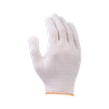 Перчатки х/б с ПВХ, 44гр, 13 класс, точка, арт. 0013Р, белые 00010011555 - фото 16711153