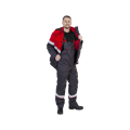 Костюм рабочий Навигатор утепленный, куртка+полукомбинезон, серый+красный 02791 - фото 16711204