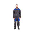 Костюм рабочий Фаворит, куртка+полукомбинезон, темно-серый+василек 04015 - фото 16711304