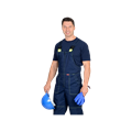 Костюм рабочий Терминал, куртка+полукомбинезон, темно-синий+лимон 104006 - фото 16711829