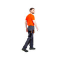 Брюки рабочие Манхеттен, темно-серый+оранж+черный 100372 - фото 16711837