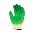 Перчатки х/б утепленные с латексным покрытием двойной облив зеленые, арт.1507У 00501454672 - фото 16712785