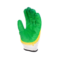 Перчатки х/б утепленные с латексным покрытием двойной облив зеленые, арт.1507У 00501454672 - фото 16712786
