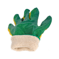 Перчатки х/б утепленные с латексным покрытием двойной облив зеленые, арт.1507У 00501454672 - фото 16712792
