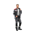 Костюм рабочий Полином, куртка+брюки, серый+черный+красный 104985 - фото 16712881