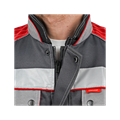 Костюм рабочий Полином, куртка+брюки, серый+черный+красный 104985 - фото 16712883