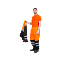 Костюм рабочий Магистраль-Люкс, куртка+брюки, оранж+черный 06136 - фото 16713436