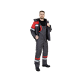 Костюм рабочий Орбита утепленный, куртка+полукомбинезон, серый+красный 02668 - фото 16713484