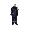 Костюм рабочий Градус утепленный, куртка+полукомбинезон, синий+черный+василек 76131 - фото 16713575