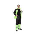 Костюм влагостойкий сигнальный, куртка+брюки, лимон+черный с СОП СП-1 - фото 16713638