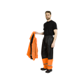 Костюм влагостойкий сигнальный, куртка+брюки, оранж+черный с СОП 00501455922 - фото 16714096