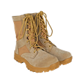 Ботинки треккинговые с высоким берцем бежевые 138 - фото 16714997