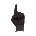 Перчатки нейлоновые без ПВХ, арт.1402 черные 00010007198 - фото 16715036