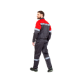 Костюм рабочий Легионер, куртка+полукомбинезон, темно-серый+красный 113302 - фото 16715189 Костюм рабочий Легионер, куртка+полукомбинезон, темно-серый+красный 113302 - фото 16715189