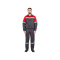 Костюм рабочий Легионер, куртка+полукомбинезон, темно-серый+красный 113302 - фото 16715194 Костюм рабочий Легионер, куртка+полукомбинезон, темно-серый+красный 113302 - фото 16715194
