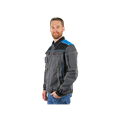 Куртка рабочая Престиж, темно-серый+черный+голубой 119008 - фото 16715201