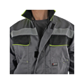 Костюм рабочий Система, куртка+полукомбинезон, темно-серый+черный+лимон 76495 - фото 16715726