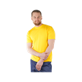 Футболка трикотажная, желтая 00501457282 - фото 16715838