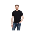 Футболка трикотажная, черная 07320 - фото 16715843