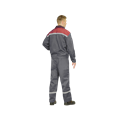 Костюм рабочий Техник, куртка+ полукомбинезон, серый+красный ТД102 - фото 16716129