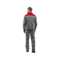 Костюм рабочий Корпус, куртка+полукомбинезон, темно-серый+черный+красный 77217 - фото 16716717