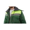 Костюм утепленный Труженик-Ультра с СОП, куртка+брюки, темно-зеленый+лимонный 87491264 - фото 16716843