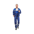 Костюм рабочий Корпус, куртка+полукомбинезон, синий+черный+василек, тк. 210 гр 77259 - фото 16717163
