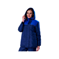Куртка женская утепленная Снежинка, темно-синий+василек КУР 178 - фото 16717193