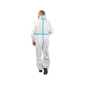 Комбинезон защитный одноразовый, мембрана, белый ЛСЗ-КЗ - фото 16717287
