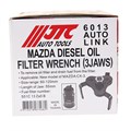 JTC-6013 - Съемник фильтров масляных (MAZDA CX-3 дизель) JTC - 
Предназначен для демонтажа масляного фильтра и слива топлива из него.
Применение: новые модели MAZDA CX-3.
Диапазон: 60-120 мм.
Длина лапок:  55 мм.
Номер топливного фильтра: S51C 13 ZA5 B. JTC-6013 - фото 16718538
