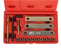 JTC-4880 - Набор инструментов для восстановления резьбы (OPEL,FORD,VW, AUDI) JTC -  
Предназначен для восстановления резьбы направляющего штифта в корпусе тормозного барабана/диска. 
Используется в случае повреждения резьбы во время замены тормозных кол JTC-4880 - фото 16719159