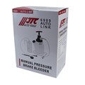 JTC-6989 - Установка для замены тормозной жидкости 3л 0-4Bar ручная JTC - 
Специально разработан для выполнения одним человеком операции по прокачке тормозов путем ручного нагнетания давления в тормозной системе из главного цилиндра.
Включает стандартный  JTC-6989 - фото 16719841