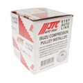 JTC-5197 - Приспособление для установки шкива компрессора кондиционера (ISUZU RT50) JTC - 
Применяется для установки шкива компрессора кондиционера.
Используется с JТС-5183 (приобретается дополнительно).
Применение: ISUZU RT50 (пикап).
Оригинальный номер  JTC-5197 - фото 16721170