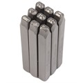 JTC-7240 - Клейма цифровые 3мм (HRC 60+-2град. DIN 1451) JTC - СТАЛЬНОЙ ШТАМП
Материал: CR-V #6150;
Твердость: HRC 60±2°;
9 шт., включая 0-8 (DIN 1451);
Посадочный квадрат: 1/4";
Длина: 60,8 мм;
Ширина: 3 мм. JTC-7240 - фото 16721404 JTC-7240 - Клейма цифровые 3мм (HRC 60+-2град. DIN 1451) JTC - СТАЛЬНОЙ ШТАМП
Материал: CR-V #6150;
Твердость: HRC 60±2°;
9 шт., включая 0-8 (DIN 1451);
Посадочный квадрат: 1/4";
Длина: 60,8 мм;
Ширина: 3 мм. JTC-7240 - фото 16721404