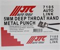 JTC-7105 - Пробойник 1.2-5мм для металла JTC - 
Толщина металла: до 1,2 мм.
Диаметр пробиваемого отверстия: 5 мм.
Габаритные размеры: 305x135x30 мм. (ДxШxВ) JTC-7105 - фото 16721582 JTC-7105 - Пробойник 1.2-5мм для металла JTC - 
Толщина металла: до 1,2 мм.
Диаметр пробиваемого отверстия: 5 мм.
Габаритные размеры: 305x135x30 мм. (ДxШxВ) JTC-7105 - фото 16721582