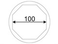 JTC-1561 - Головка торцевая 1" 100мм 8-гранная для ступичных гаек задних колес (SCANIA) JTC - 
  Специально предназначена для монтажа/демонтажа ступичной гайки заднего колеса.
  Размеры: под ключ 1&rdquo;, 100 мм. (8 граней).
  Применение: Скания (Scan JTC-1561 - фото 16721800