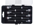 JTC-5526 - Набор отверток прецизионных PH00/0/1 SL1.5/2.5/3 L=150мм 6 предметов JTC - 
В комплекте: РНОО, РНО, РН1, SL 1.5, SL2.5, SL3.
Инструмент изготовлен из хромомолибденовой стали.
Длина стержня: 50 мм, длина отвертки: 150 мм. JTC-5526 - фото 16722547 JTC-5526 - Набор отверток прецизионных PH00/0/1 SL1.5/2.5/3 L=150мм 6 предметов JTC - 
В комплекте: РНОО, РНО, РН1, SL 1.5, SL2.5, SL3.
Инструмент изготовлен из хромомолибденовой стали.
Длина стержня: 50 мм, длина отвертки: 150 мм. JTC-5526 - фото 16722547