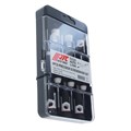 JTC-5526 - Набор отверток прецизионных PH00/0/1 SL1.5/2.5/3 L=150мм 6 предметов JTC - 
В комплекте: РНОО, РНО, РН1, SL 1.5, SL2.5, SL3.
Инструмент изготовлен из хромомолибденовой стали.
Длина стержня: 50 мм, длина отвертки: 150 мм. JTC-5526 - фото 16722548 JTC-5526 - Набор отверток прецизионных PH00/0/1 SL1.5/2.5/3 L=150мм 6 предметов JTC - 
В комплекте: РНОО, РНО, РН1, SL 1.5, SL2.5, SL3.
Инструмент изготовлен из хромомолибденовой стали.
Длина стержня: 50 мм, длина отвертки: 150 мм. JTC-5526 - фото 16722548