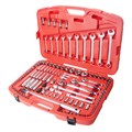 JTC-H123C - Набор инструментов 123 предмета слесарно-монтажный 1/4",3/8",1/2" 6-ти гран. метрич/дюйм в кейсе JTC - 
	В комплекте:
	
		12 шт. головки ММ 1/4": 4, 4.5, 5, 5.5, 6, 7, 8, 9, 10, 11, 12, 13 мм.
		12 шт. головки IN 1/4": 5/32", 3/16", 7/32", JTC-H123C - фото 16725698