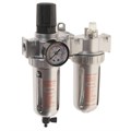 JTC-JW0889-803 - Блок подготовки воздуха (лубрикатор,осушитель) 3/8" пластик. переключ. 150PSI 2500л/мин. 125мл JTC - 
Размер воздушного штуцера: 3/8" PT.
Элемент фильтра: 5&mu;.
Максимальное давление: 150 PSI (10 Bar).
Максимальный расход: 3 000 л/ми JTC-JW0889-803 - фото 16729877