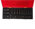 JTC-K4153 - Набор головок торцевых 1/2" 12-гранных 10-32мм ударных глубоких 15 предметов в кейсе JTC - 
Головки ударные глубокие 1/2"Drx12PТ - 1 5 шт. (10, 12, 13, 14, 15, 16, 17, 18, 19, 21, 22, 24, 27, 30, 32 мм.) JTC-K4153 - фото 16729934