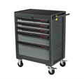 JTC-S1065 - Тележка инструментальная 5 секций серая JTC - 
Размеры ящиков:
- 3 верхних ящика: 568x398x75 мм
- средний ящик: 568x398x154 мм
- нижний ящик: 568x398x233 мм  
    
Компактная ручка способствует удобному перемещению во время работы.
Роли JTC-S1065 - фото 16730240