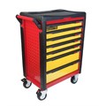 JTC-S1638 - Тележка инструментальная 7 секции JTC - 
Толщина стали 1,0 мм для корпуса и 0,8 мм для ящиков.
Утопленные и перфорированные боковые панели; РЕ шишки.
Направляющие ящика на шарикоподшипниках 45 мм.
Функция автоматического возврата.
Функция MIS  JTC-S1638 - фото 16730244