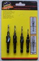 Сверло с зенковкой набор 4 шт 2,4-2,8-3,2-3,6 мм 5-10 мм шестигранный хвостовик SKRAB 30152 30152 - фото 16732719