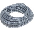 Леска для триммера 3,0 мм x 15 м витая СЕРАЯ ПРОФИ SKRAB 28323 28323 - фото 16734023