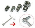 Набор адаптеров для бит и головок 4 предмета 1/4"-3/8"-1/2" SKRAB 60189 60189 - фото 16734125
